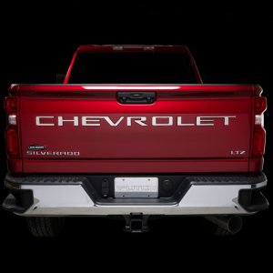 Chevrolet Silverado 2500/3500 Tailgate Letters - Putco - Stamped Lettering - `19-`26 Chevrolet Silverado 2500/3500 Tailgate Letters - Putco - Stamped Lettering - `19-`26