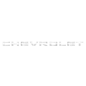 Chevrolet Silverado 1500 Grille Letters - Front - Putco - Stainless Steel - `19-`22
