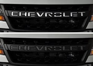 Chevrolet Silverado 1500 Grille Letters - Front - Putco - Stainless Steel - `19-`22