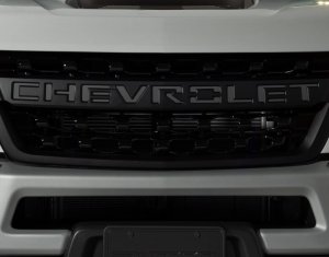 Chevrolet Silverado Grille Letters - Putco - Black Platinum - `20-`26 Chevrolet Silverado Grille Letters - Putco - Black Platinum - `20-`26