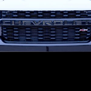 Chevrolet Silverado Grille Letters - Putco - Black Platinum - `20-`26 Chevrolet Silverado Grille Letters - Putco - Black Platinum - `20-`26