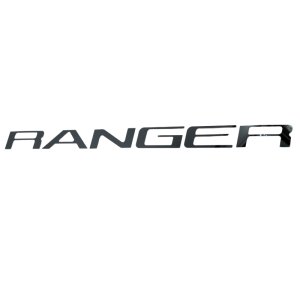 Ford Ranger Lettering Emblems - Rear - Putco - Black Platinum - `19-`23