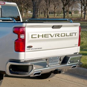 Chevrolet Colorado Grille Letters - Putco - Black Platinum - `23-`24