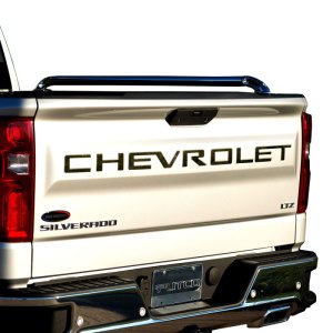 Chevrolet Colorado Grille Letters - Putco - Black Platinum - `23-`24