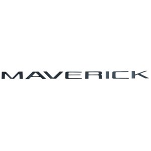 Ford Maverick Lettering Emblems - Putco - Black Platinum - `22-`26