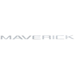 Ford Maverick Lettering Emblems - Putco - Stainless Steel - Polished - `22-`23