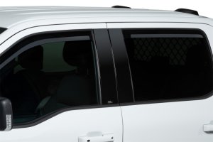 Ford F-350 Window Visors - Front + Rear - Putco - Element - Tinted - `24-`27