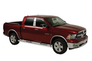 Ram 1500 Tinted Window Visors - Front + Rear - Putco - Element In-Channel - Tinted - `09-`18