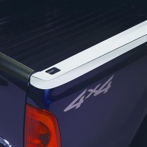 Ford F150 Stainless Steel Bed Rail Caps - Side - Putco - With Stake Pocket Hole Cutouts - `04-`14