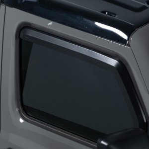Jeep Wrangler Window Visors - Front + Rear - Putco - Element - Matte Black - `18-`26 Jeep Wrangler Window Visors - Front + Rear - Putco - Element - Matte Black - `18-`26