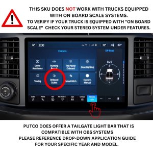 Ford F150 Tailgate Light Bar - Rear - Putco - Freedom Blade - `21-`23