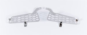 Ford F-150 Raptor Bumper Grille Inserts - Putco - HEX Shield Grille Insert - Polished Stainless Steel - `17-`20