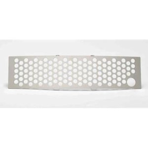 Ford F-150 Bumper Grille Insert - Putco - Punch Design, Stainless Steel, with Heater Plug Opening - `11-`14