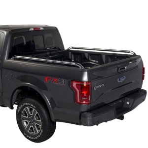 Ford F-150 Truck Bed Side Rail - Putco - Locker - Black - `15-`20 Ford F-150 Truck Bed Side Rail - Putco - Locker - Black - `15-`20