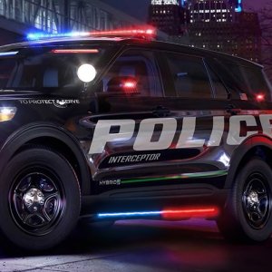 Ford Explorer Interceptor E-Blade Lights - Putco - Blade Rocker Kits Sideliners w/ White Override - Red & White - `11-`19