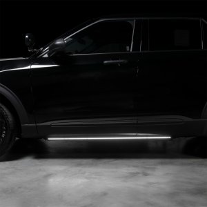 Ford Explorer Interceptor E-Blade Lights - Putco - Sideliner LED Rocker Kit - Red/Blue with White Override - `11-`26