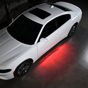 Dodge Charger E-Blade Lights - Putco - Blade Rocker Kits Sideliners - Red/Blue with White Override - `11-`23