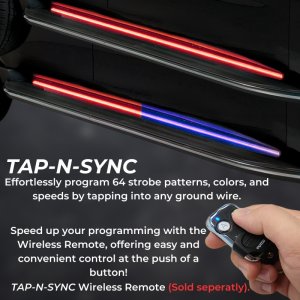 Dodge Durango Blade Rocker Light Kit - Putco - E-Blade Sideliner - Red/Blue w/ White Override - `11-`22 Dodge Durango Blade Rocker Light Kit - Putco - E-Blade Sideliner - Red/Blue w/ White Override - `11-`22