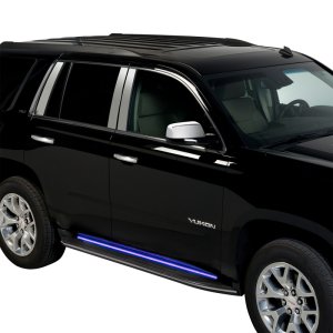 Chevrolet Suburban E-Blade LED Rocker Kit - Putco - Blade Rocker Kits Sideliners - Red, White & Blue - `15-`23