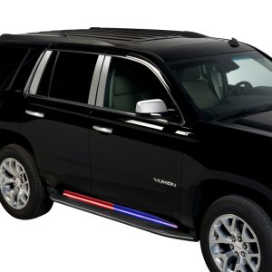 GMC Yukon E-Blade LED Rocker Kit - Putco - Blade Rocker Kits Sideliners - Red, White & Blue - `15-`23