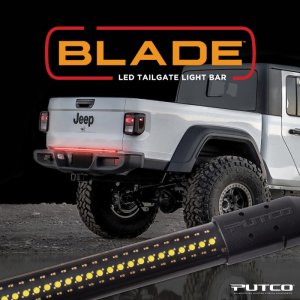 GMC Canyon Tailgate Light Bar - Putco - Blade Direct Fit - Red/Amber/White - `15-`22