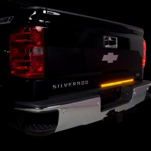 GMC Sierra Light Tailgate Bar - Putco - Blade Direct Fit - Red/Amber/White - `08-`26
