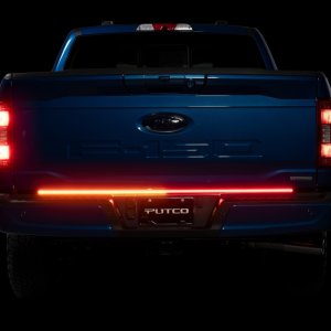 Ford F-150 Tailgate Light Bar - Putco - Blade Direct Fit - Red / Amber / White - `21-`23