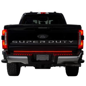 Ford F-450 Light Tailgate Bar - Putco - Blade LED with Plug-N-Play Quick Connect - Red/Amber/White - `23-`26 Ford F-450 Light Tailgate Bar - Putco - Blade LED with Plug-N-Play Quick Connect - Red/Amber/White - `23-`26