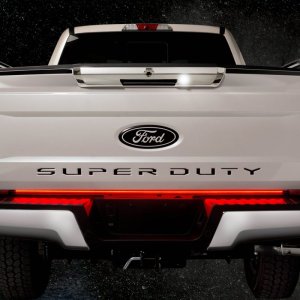 Ford F-Series Super Duty Tailgate Light Bar - Putco - Blade LED with Quick Connect Harness - Red - `17-`19