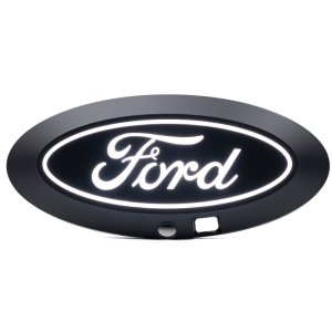 Ford F-150 LED Emblem - Front - Putco - Luminix w/ Camera CutOut - White - `21-`22