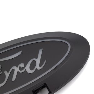 Ford F-150 LED Emblem - Front - Putco - Luminix with Camera CutOut - White - `21-`23