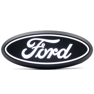 Ford Ranger LED Front Emblem - Putco - Luminix - White - `24-`26