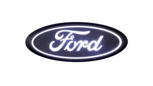 Ford F250 LED Emblem - Front - Putco - Luminix - White - `17-`26