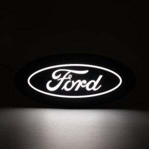 Ford F350 LED Emblem - Front - Putco - Luminix - White - `17-`26