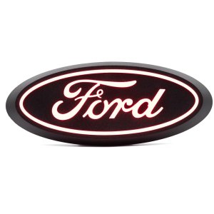 Ford F-250 LED Emblem - Rear - Putco - Luminix - Red - `20-`22