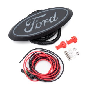 Ford F-450 LED Emblem - Rear - Putco - Luminix - Red - `20-`22