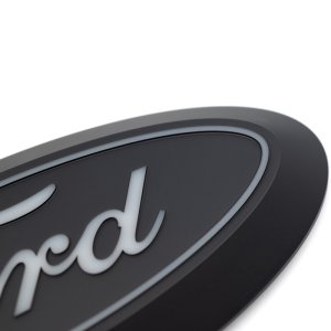 Ford F350 LED Emblem - Front - Putco - Luminix with Camera CutOut - White - `17-`19