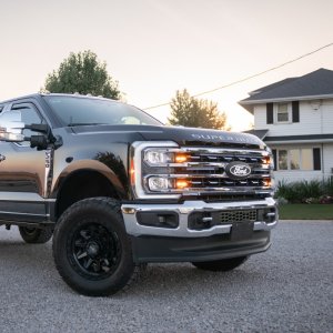 Ford F-150 LED Emblem - Front - Putco - Luminix - Matte Black - `23-`24