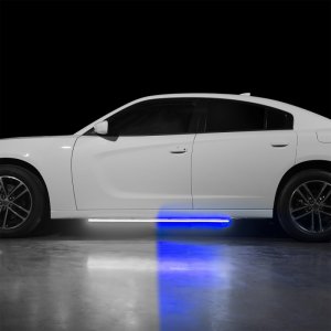 Dodge Charger Blade Rocker Kits - Putco - E-Blade - Amber/White - `11-`22