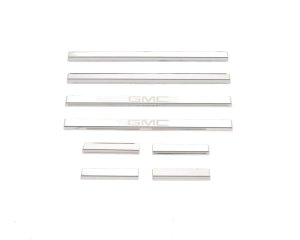 GMC Sierra 1500 Door Sills - Putco - GMC Etching - Stainless Steel - `14-`19 GMC Sierra 1500 Door Sills - Putco - GMC Etching - Stainless Steel - `14-`19