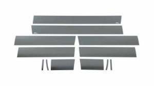 GMC Sierra Rocker Panels - Putco - Black Platinum - Black - `07-`14