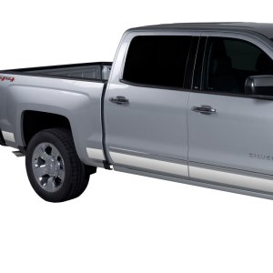 GMC Sierra Steel Rocker Panels - Putco - Stainless Steel - Stainless Steel - `07-`14