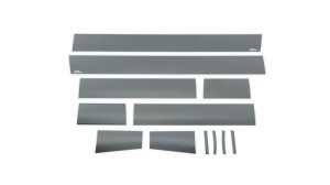 GMC Sierra Rocker Panels - Putco - Black Platinum - Black - `07-`13