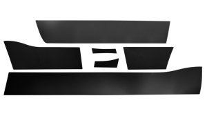 Ram 1500 Rocker Panels - Putco - Black Platinum - Black - `19-`26