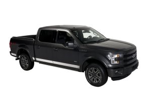 Ford F-150 Rocker Panels - Putco - Stainless Steel - `15-`20 Ford F-150 Rocker Panels - Putco - Stainless Steel - `15-`20