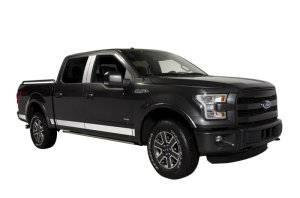 Ford F-150 Rocker Panels - Putco - Stainless Steel - `15-`20 Ford F-150 Rocker Panels - Putco - Stainless Steel - `15-`20