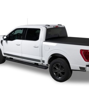 Ford F-150 Rocker Panels - Putco - Black Platinum - Black - `15-`20