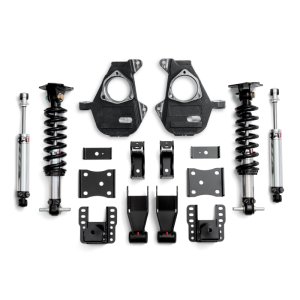 GMC Sierra 1500 Coilover Suspension Kit - Front + Rear - QA1 - Double Adjustable with Drop Spindles - `07-`13