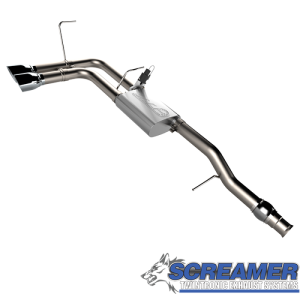 Chevrolet Silverado Performance Exhaust - Side Exit - QTP - Screamer Cat Back - `14-`18 Chevrolet Silverado Performance Exhaust - Side Exit - QTP - Screamer Cat Back - `14-`18