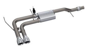 Chevrolet Silverado Performance Exhaust - Side Exit - QTP - Screamer Cat Back - `14-`18 Chevrolet Silverado Performance Exhaust - Side Exit - QTP - Screamer Cat Back - `14-`18